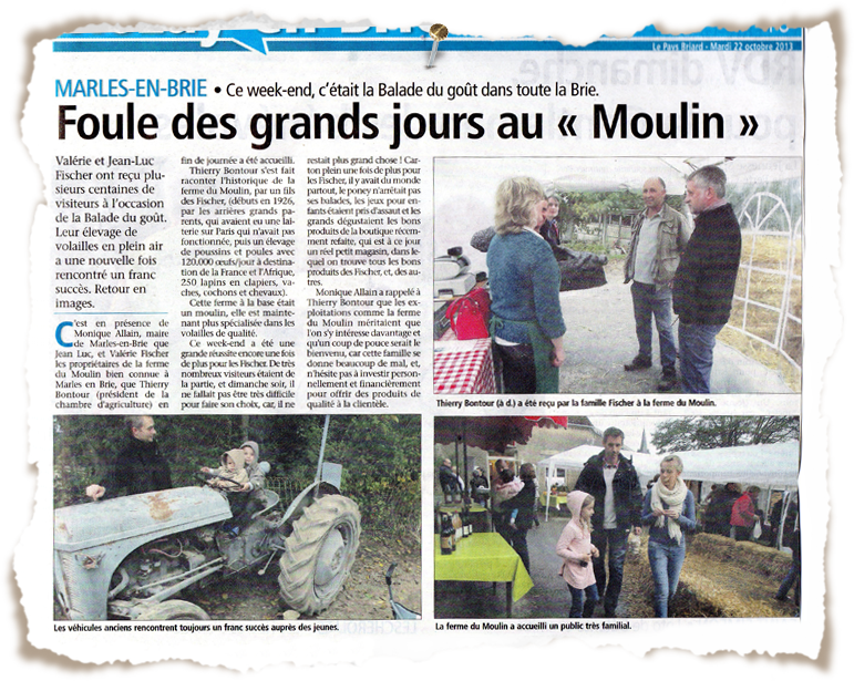 Foule des grands jours au Moulin